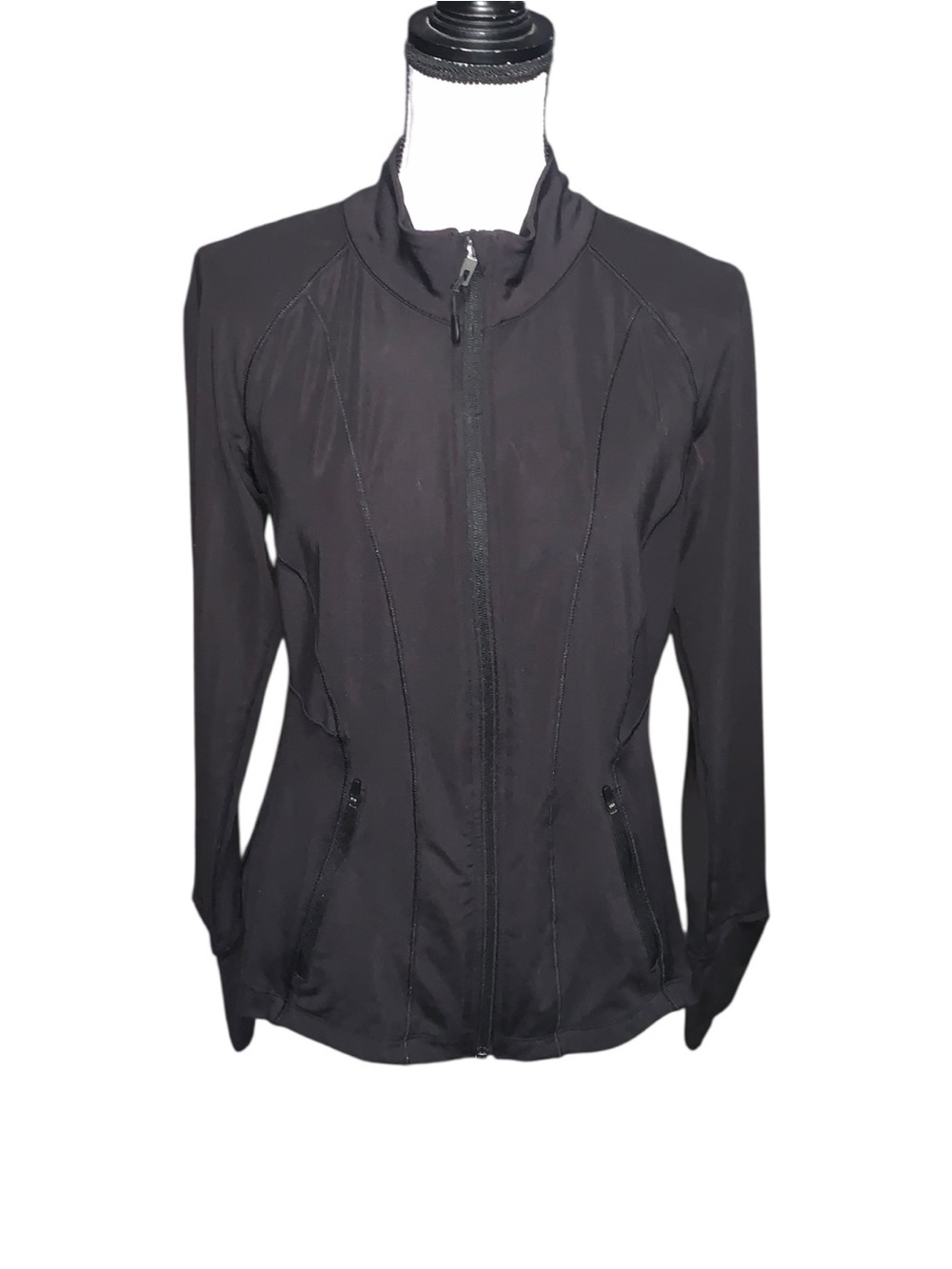 Avia Performance Women's Large Black Full-Zip Active Jacket Running